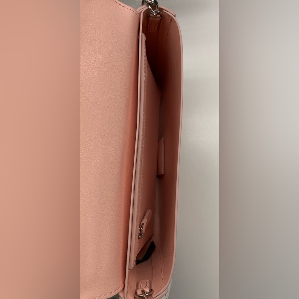 NWT Loeffler Randall Ballet Pink Leather Shoulder Bag - Picture 7 of 14